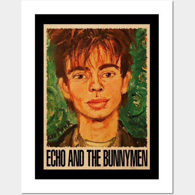 Echo And The Bunnymen's Echoes A Captivating Pictorial Journey Wall Art by Super Face